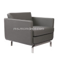 Modern Gaia Replica Leather Lounge Chair